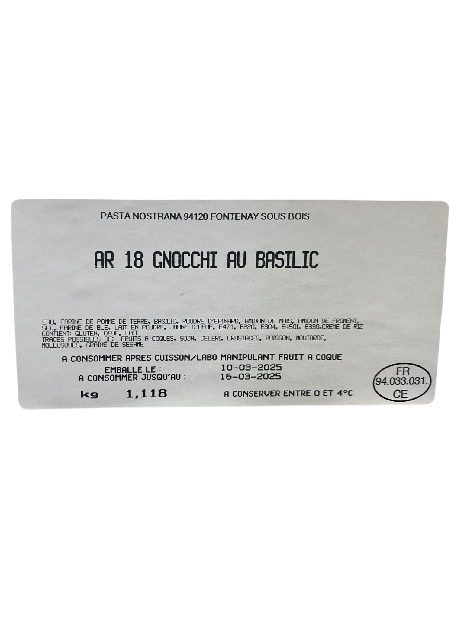 GNOCCHI BASILIC